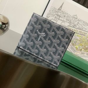 Goyard Saint-Florentin Wallet In Goyardine Canvas Grey