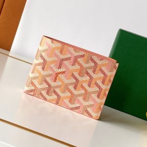Goyard Saint-Florentin Wallet In Multicolored Goyardine Canvas Powder Pink