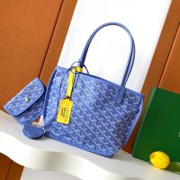 Goyard Anjou Mini Bag In Goyardine Calfskin Iris