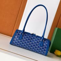 Goyard Bonbonniere Bag In Goyardine Canvas Blue