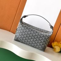 Goyard Bowling 25 Toiletry Bag In Goyardine Canvas Grey