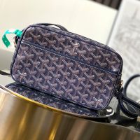 Goyard Cap-Vert PM Bag In Goyardine Canvas Navy Blue