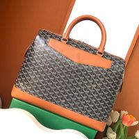 Goyard Cisalpin Document Case In Goyardine Canvas Brown