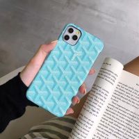Goyard iPhone Case In Goyardine Saint Louis Blue
