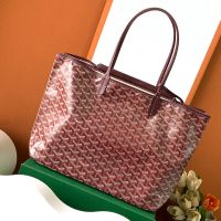 Goyard Isabelle Bag In Goyardine Canvas Burgundy