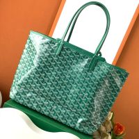 Goyard Isabelle Bag In Goyardine Canvas Green