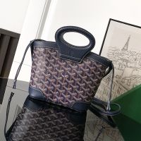Goyard Beluga Mini Bag In Goyardine Canvas Navy Blue