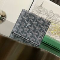 Goyard Saint-Florentin Wallet In Goyardine Canvas Grey