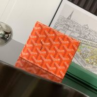 Goyard Saint-Florentin Wallet In Goyardine Canvas Orange