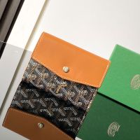 Goyard Saint-Gabriel Wallet In Goyardine Canvas Brown