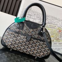 Goyard Saint-Jeanne PM Bag In Goyardine Canvas Black