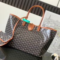 Goyard Saint Louis Bag In Goyardine Canvas Brown