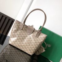 Goyard Saint Louis Mini Bag In Goyardine Claire-Voie Canvas Green