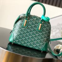 Goyard Vendome Mini Bag In Goyardine Canvas Green