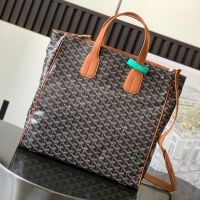 Goyard Voltaire Bag In Goyardine Canvas Brown