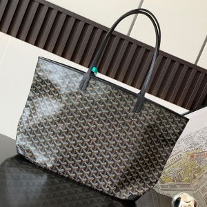 Goyard Artois Bag In Goyardine Canvas Black