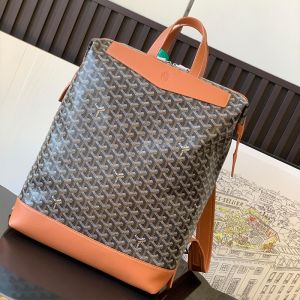 Goyard Cisalpin Backpack In Goyardine Canvas Brown