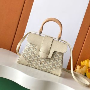 Goyard Saigon Souple Mini Bag In Goyardine Canvas with Envers Floral Beige