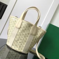 Goyard Belharra PM Bag In Goyardine Canvas Beige