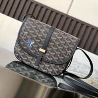 Goyard Belvedere Bag In Exclusive Colours Goyardine Canvas Black