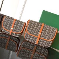 Goyard Belvedere Bag In Goyardine Canvas Brown