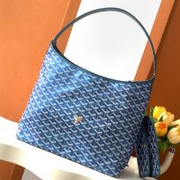 Goyard Boheme Hobo Bag In Exclusive Colours Goyardine Canvas Blue