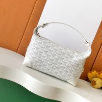 Goyard Bowling 25 Toiletry Bag In Goyardine Canvas White