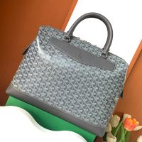 Goyard Cisalpin Document Case In Goyardine Canvas Grey