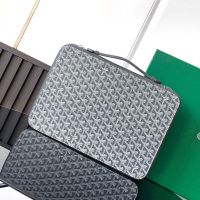 Goyard Compagnon Universel A4 Briefcase In Goyardine Canvas Grey