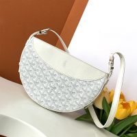 Goyard Hirondelle Bag In Goyardine Canvas White