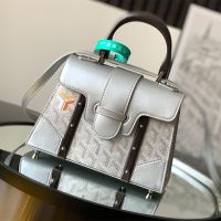 Goyard Saigon Structure Mini Bag In Exclusive Colours Goyardine Canvas Silver