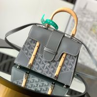Goyard Saigon Structure Mini Bag In Goyardine Canvas Grey