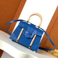 Goyard Saigon Structure Mini Bag In Grained Leather Blue