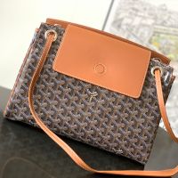 Goyard Rouette Souple Bag In Goyardine Canvas Brown