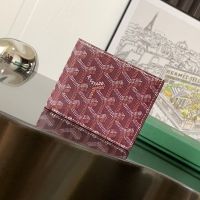 Goyard Saint-Florentin Wallet In Goyardine Canvas Burgundy