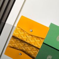 Goyard Saint-Gabriel Wallet In Goyardine Canvas Yellow
