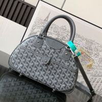 Goyard Saint-Jeanne PM Bag In Goyardine Canvas Grey
