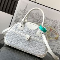Goyard Saint-Jeanne PM Bag In Goyardine Canvas White