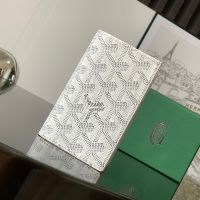 Goyard Saint-Pierre Card Wallet In Goyardine Canvas White