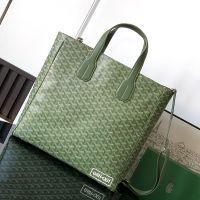 Goyard Voltaire Bag In GSH-001 Goyardine Canvas Green