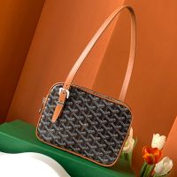 Goyard Yona PM Bag In Goyardine Canvas Brown